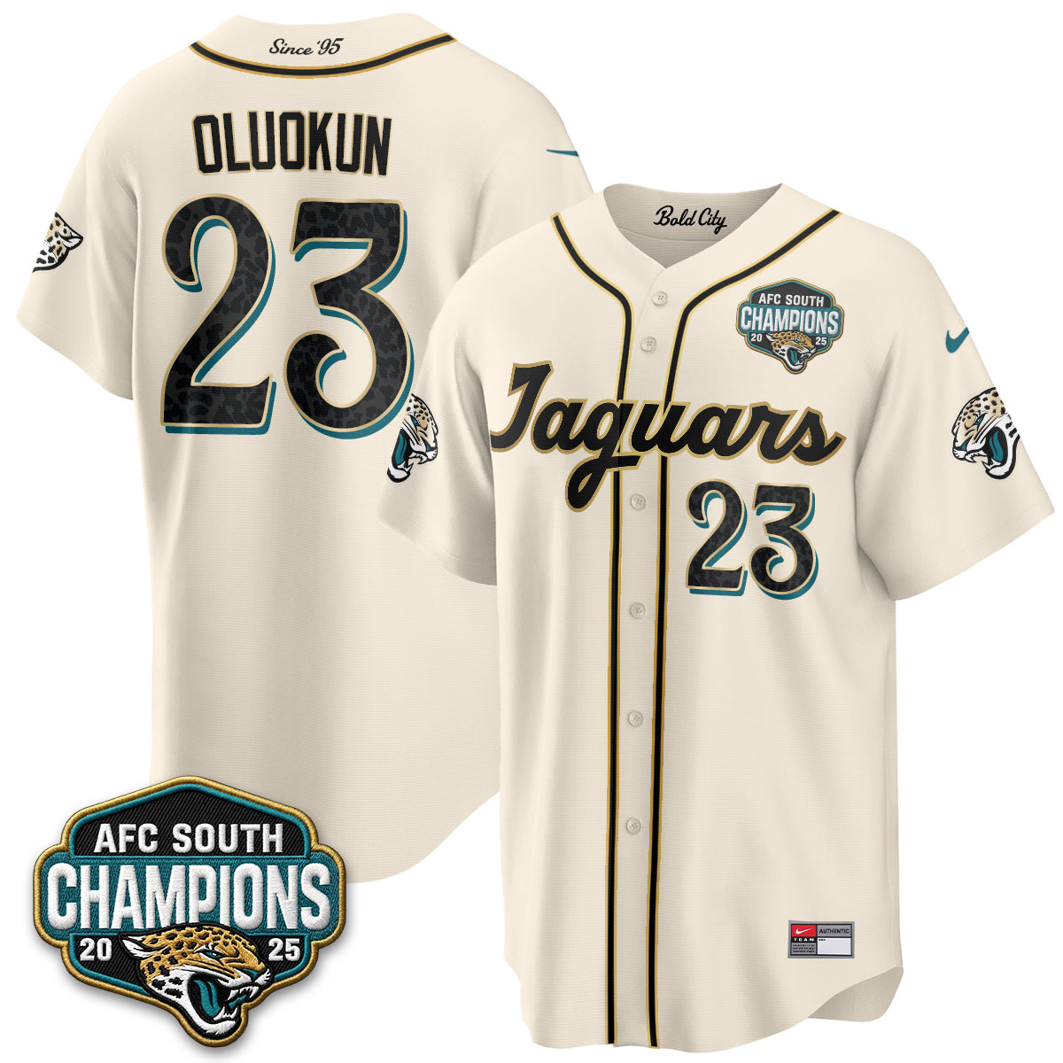 Jacksonville Jaguars Foyesade Oluokun 2026 Rivalries Vapor Baseball Jersey - All Stitched - Rivalries
