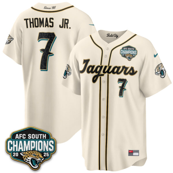 Jacksonville Jaguars Brian Thomas Jr. 2026 Rivalries Vapor Baseball Jersey - All Stitched - Rivalries