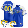 Los Angeles Rams Born Raised Baseball Jersey - All Stitched - Alternate