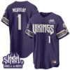 Minnesota Vikings Kyler Murray 2026 Rivalries Edition Vapor Baseball Jersey - All Stitched - Purple