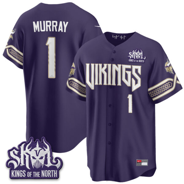 Minnesota Vikings Kyler Murray 2026 Rivalries Edition Vapor Baseball Jersey - All Stitched - Purple