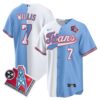 Tennessee Titans Malik Willis 1997 Throwback Limited Cool Baseball Jersey - All Stitched - Split