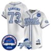 Buffalo Bills Dion Dawkins 73 2026 Inaugural Season Patch Baseball Jersey - All Stitched - Rivalries