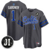 Indianapolis Colts Sauce Gardner 2026 Rivalries Vapor Baseball Jersey - All Stitched - Anthracite