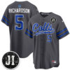 Indianapolis Colts Anthony Richardson 2026 Rivalries Vapor Baseball Jersey - All Stitched - Anthracite