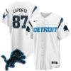 Detroit Lions Sam LaPorta 2026 Rivalries Vapor Baseball Jersey - All Stitched - White
