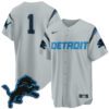 Detroit Lions Team 2026 Rivalries Vapor Baseball Jersey - All Stitched - Gray