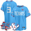 Houston Texans Tank Dell 2026 Rivalries Vapor Baseball Jersey - All Stitched - Blue