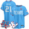 Houston Texans Nick Chubb 2026 Rivalries Vapor Baseball Jersey - All Stitched - Blue