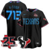 Houston Texans H-Town 2026 Rivalries Vapor Baseball Jersey - All Stitched - Black