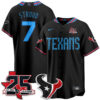 Houston Texans C.J. Stroud 2026 Rivalries Vapor Baseball Jersey - All Stitched - Black