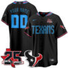 Houston Texans 2026 Rivalries Vapor Custom Baseball Jersey - All Stitched - Black