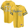 Green Bay Packers Rashan Gary 2026 Rivalries Vapor Baseball Jersey - All Stitched - Yellow