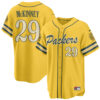 Green Bay Packers Xavier McKinney 2026 Rivalries Vapor Baseball Jersey - All Stitched - Yellow