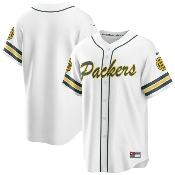 Green Bay Packers Team 2026 Rivalries Vapor Baseball Jersey - All Stitched - White