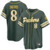 Green Bay Packers Josh Jacobs 2026 Rivalries Vapor Baseball Jersey - All Stitched - Rivalries