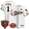 Chicago Bears Jaylon Johnson 2026 Rivalries Vapor Baseball Jersey - All Stitched - White