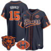 Chicago Bears Rome Odunze 2026 Rivalries Vapor Baseball Jersey - All Stitched - Navy