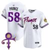 Men’s Minnesota Vikings Prince Patch Vapor Premier Limited Jersey – All Stitched – White – Prince 1958