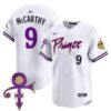 Men’s Minnesota Vikings Prince Patch Vapor Premier Limited Jersey – All Stitched – White – J.J. McCarthy