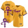 Men’s Minnesota Vikings Prince Patch Vapor Premier Limited Jersey – All Stitched – Gold – Prince