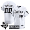 Dallas Cowboys 'Gothic Lone Star Edition' Vapor Baseball Custom Jersey - All Stitched - White