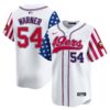 49ers White 2024 Independence Day Vapor Premier Limited Jersey – All Stitched – Men – Fred Warner