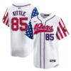 49ers White 2024 Independence Day Vapor Premier Limited Jersey – All Stitched – Youth – George Kittle