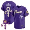 Men’s Minnesota Vikings Prince Patch Vapor Premier Limited Jersey – All Stitched – Purple – Prince