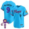 Men’s Minnesota Vikings Prince Patch Vapor Premier Limited Jersey – All Stitched – Light Blue – J.J. McCarthy