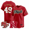San Francisco 49ers Faithful Baseball Red Jersey - All Stitched