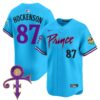 Men’s Minnesota Vikings Prince Patch Vapor Premier Limited Jersey – All Stitched – Light Blue – T.J. Hockenson