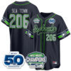 Seattle Seahawks NFC West Division Champions Vapor Limited Baseball Jersey – All Stitched – Navy – Sea Town 206 Jersey