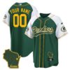 Packers Home Patch Baseball Custom Jersey – All Stitched – Youth – Alternate