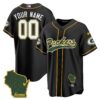 Packers Home Patch Baseball Custom Jersey – All Stitched – Youth – Black