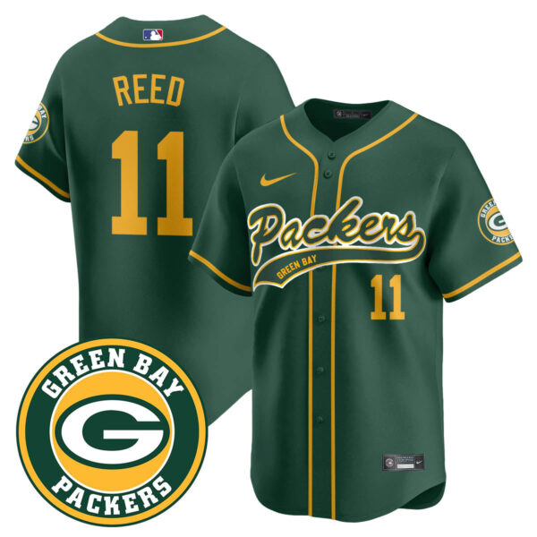 Green Bay Packers Limited Baseball Jersey – All Stitched Green Jersey