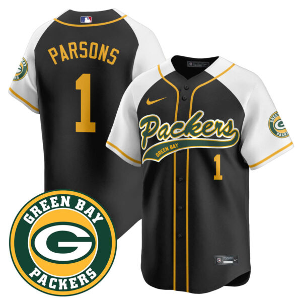 Green Bay Packers Limited Baseball Jersey – All Stitched Black Alternate Jersey