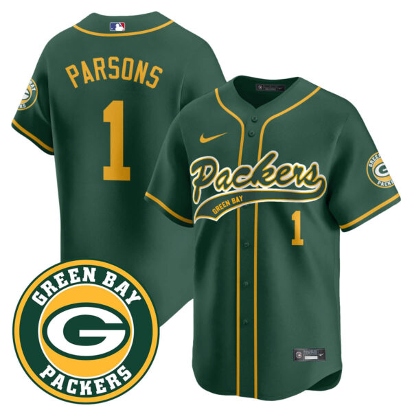 Green Bay Packers Limited Baseball Jersey – All Stitched Green Jersey