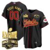 Chiefs Super Bowl LVIII & Back 2 Back Gold Patch Baseball Custom Jersey – All Stitched – Men – Black
