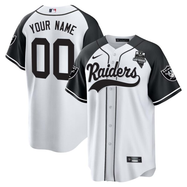Raiders Baseball Custom Jersey – All Stitched – Men – Inverted