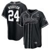 Men’s Raiders Baseball Jersey – All Stitched – Black – Charles Woodson