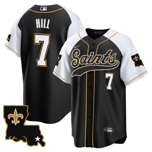 Men’s Saints 1987 Legacy Cool Base Jersey – All Stitched – Alternate – Taysom Hill