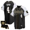 Men’s Saints 1987 Legacy Cool Base Jersey – All Stitched – Alternate – Derek Carr