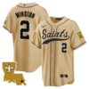 Men’s Saints 1987 Legacy Cool Base Jersey – All Stitched – Gold – Jameis Winston