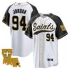 Men’s Saints 1987 Legacy Cool Base Jersey – All Stitched – Inverted – Cameron Jordan