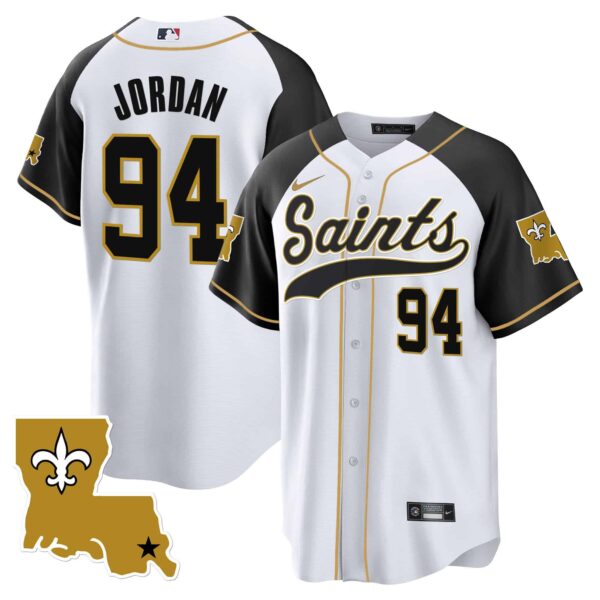 Men’s Saints 1987 Legacy Cool Base Jersey – All Stitched – Inverted – Cameron Jordan