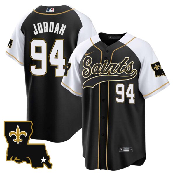 Men’s Saints 1987 Legacy Cool Base Jersey – All Stitched – Alternate – Cameron Jordan