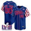 Chiefs 2024 Independence Day Vapor Premier Limited Custom Jersey – All Stitched – Men – Royal