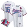 Titans 1997 Throwback Limited Cool Base Jersey – All Stitched – White – Treylon Burks Jersey