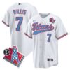 Titans 1997 Throwback Limited Cool Base Jersey – All Stitched – White – Malik Willis Jersey